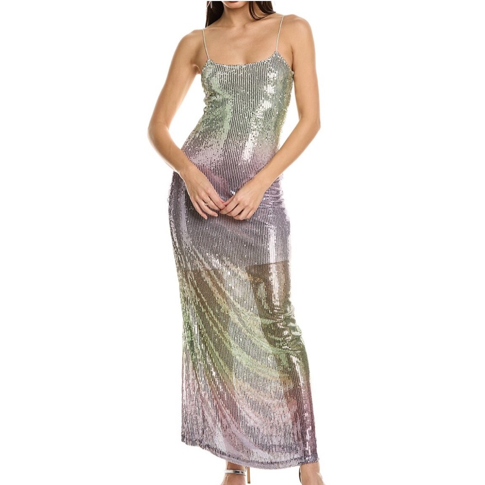 LoveShackFancy Ombré Sequin Dress